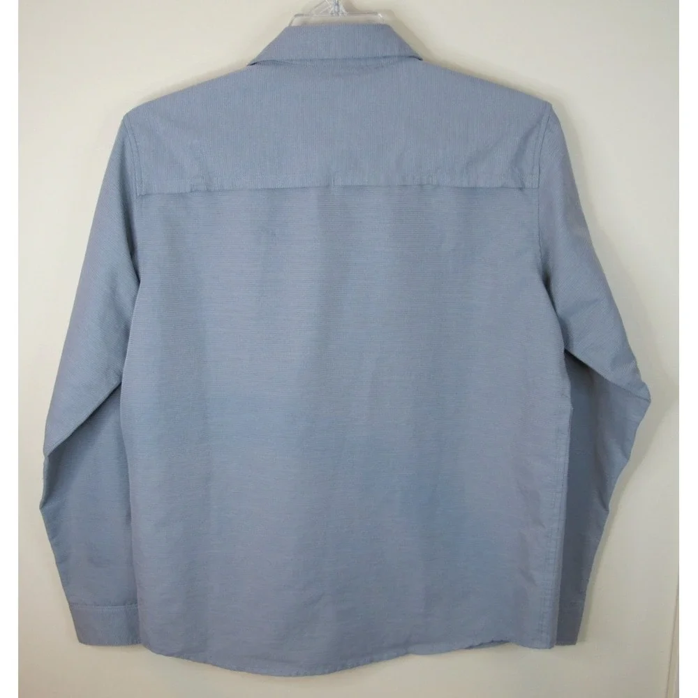 Mountain HardWear Button UP Short Sleeve Tech Wear Gray  Casual Shirt‎ Men's M